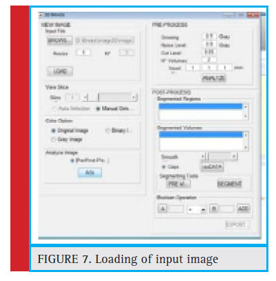 Loading of input image